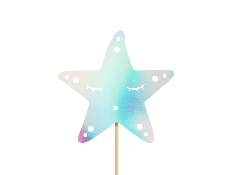 Caketopper Meerjungfrau, schillernd, 24,5cm (1 VPE / 3 Stk.) - FeierGlanz