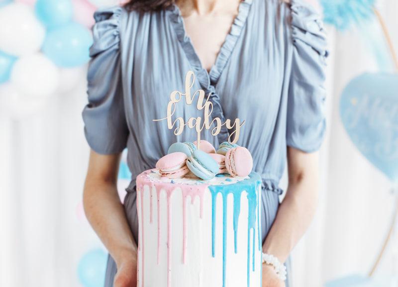 Caketopper Oh Baby, 17cm - FeierGlanz