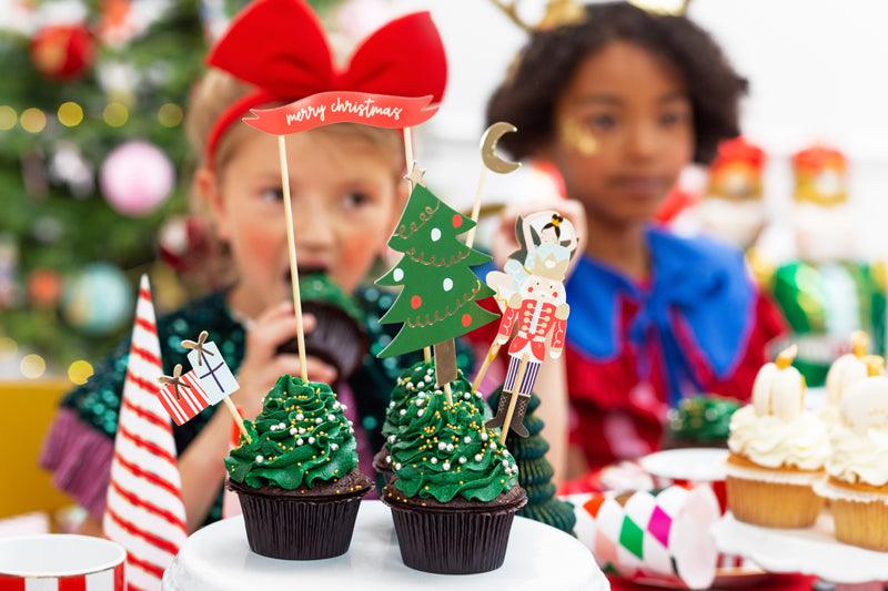 Caketopper Nussknacker, Mix, 8,5-19cm (1 VPE / 6 Stk.) - FeierGlanz