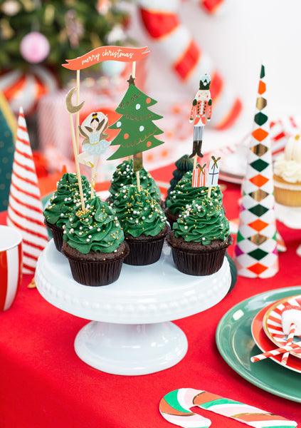 Caketopper Nussknacker, Mix, 8,5-19cm (1 VPE / 6 Stk.) - FeierGlanz