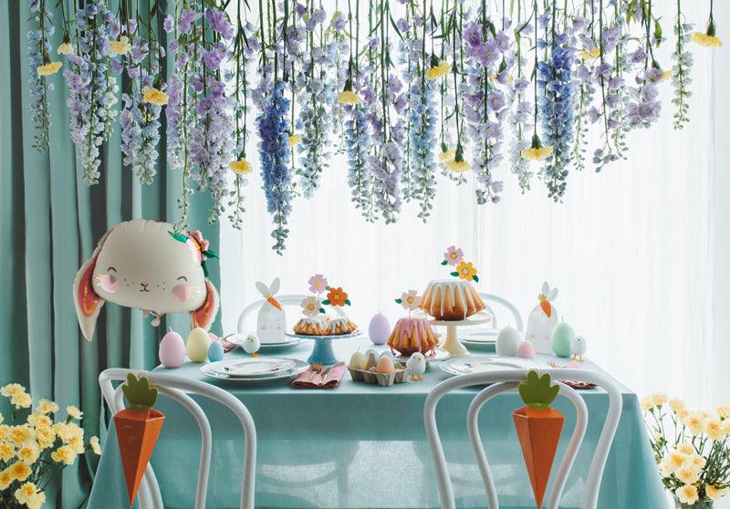 Caketopper Blumen, Mix, 13 cm (1 VPE / 8 Stk.) - FeierGlanz