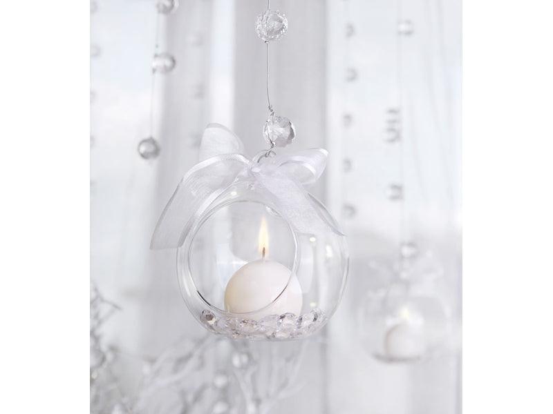 Glaskugeln - Kerzenständer, 10cm (1 VPE / 4 Stk.) - FeierGlanz