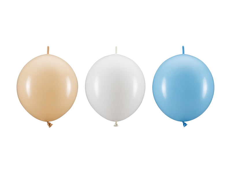Verbindungsballons, 33 cm, Mix (1 VPE / 20 Stk.) - FeierGlanz