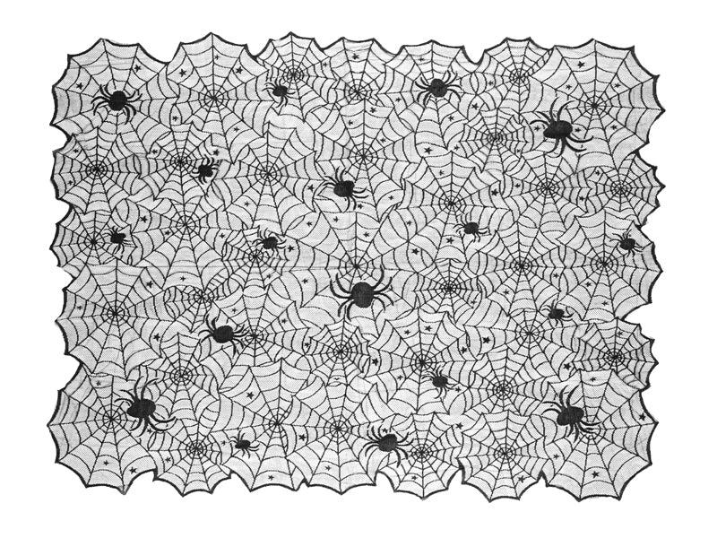 Tischdecke Spinnennetz, 135x180cm - FeierGlanz