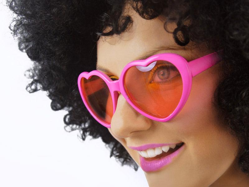 Brille Herzen, rosa - FeierGlanz