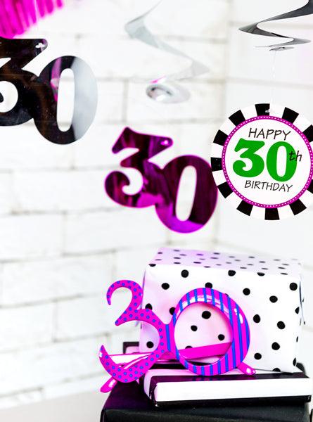 Brille 30, fuchsia - FeierGlanz