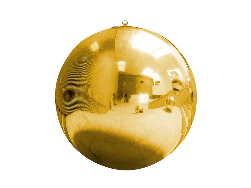 Aufblasbarer Spiegelball, gold, ca. 120 cm - FeierGlanz