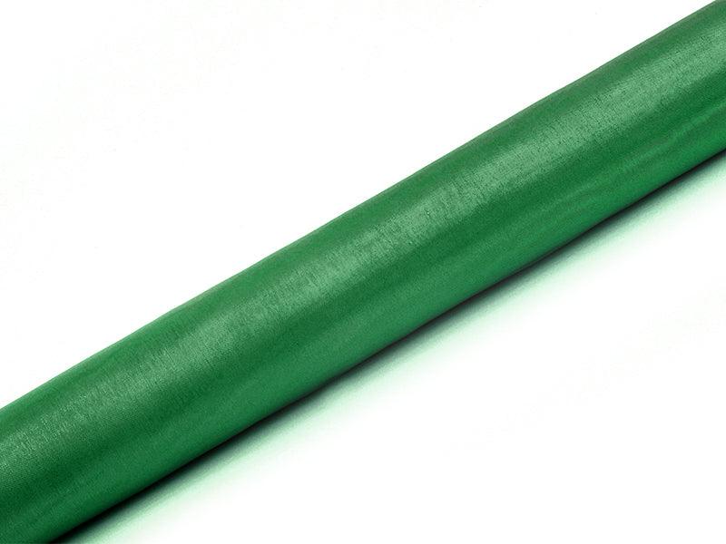 Organza Glatt, schmaragdgrün, 0,36 x 9m (1 Stk. / 9 lfm) - FeierGlanz