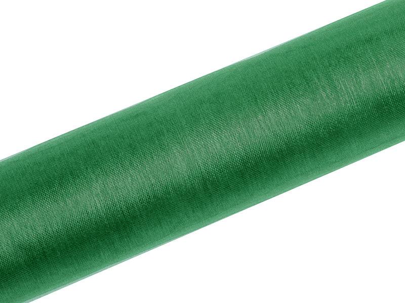Organza Glatt, schmaragdgrün, 0,16 x 9m (1 Stk. / 9 lfm) - FeierGlanz