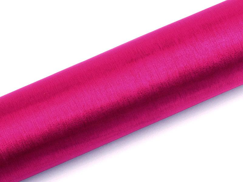 Organza Glatt, dunkelrosa, 0,16 x 9m (1 Stk. / 9 lfm) - FeierGlanz