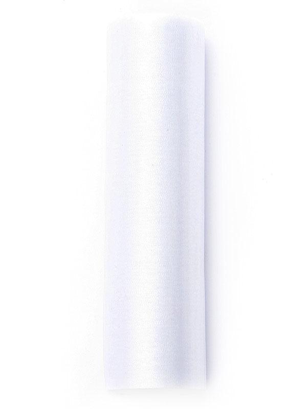 Organza Glatt, weiß, 0,16 x 9m (1 Stk. / 9 lfm) - FeierGlanz