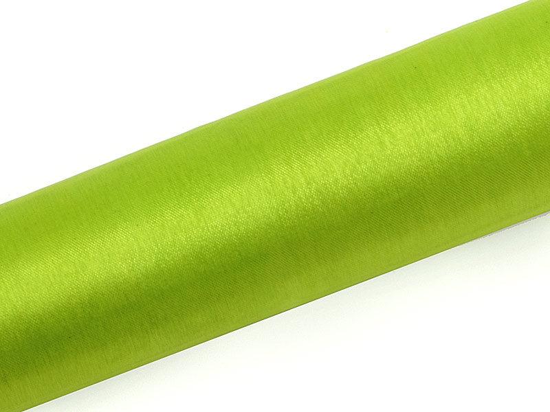 Organza Glatt, hellgrün, 0,16 x 9m (1 Stk. / 9 lfm) - FeierGlanz