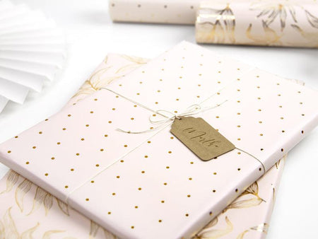 Geschenkpapier, rosa, 70x200cm (1 VPE / 2 Stk.) - FeierGlanz