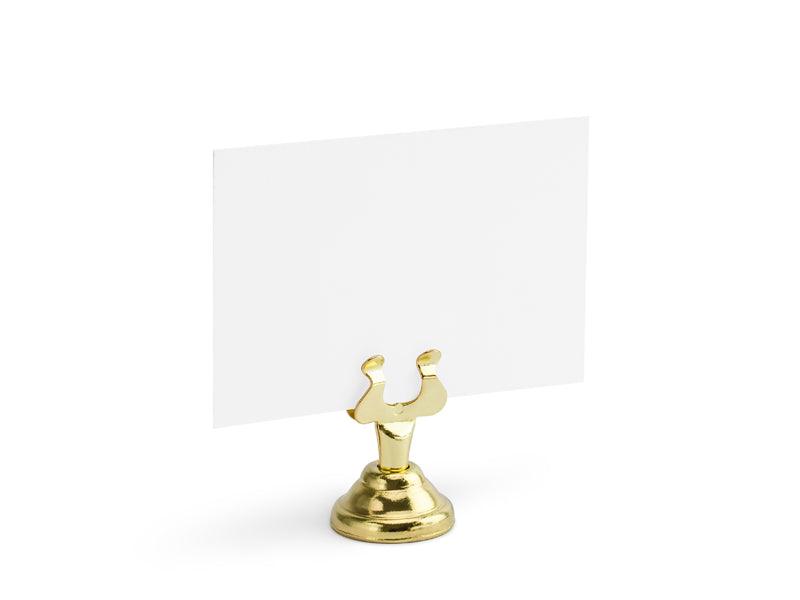 Tischkarten-Ständer, gold, 4cm - FeierGlanz