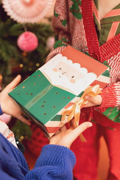 Weihnachtsmann-Geschenkbox, 6x22,5x15 cm, mix - FeierGlanz