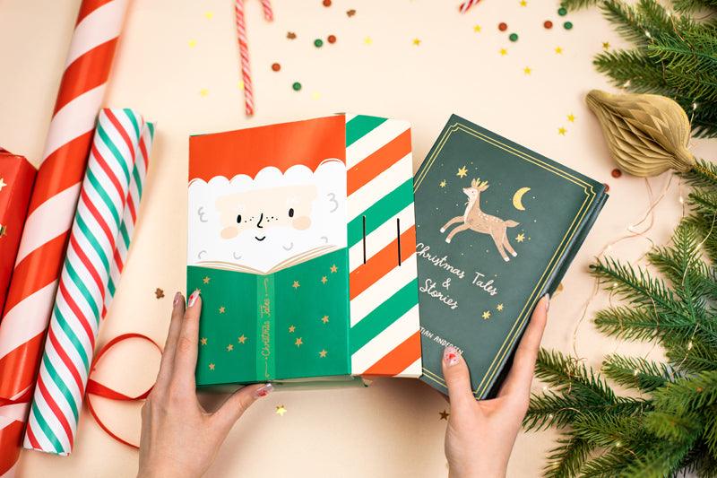 Weihnachtsmann-Geschenkbox, 6x22,5x15 cm, mix - FeierGlanz