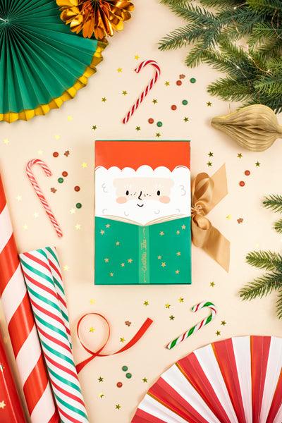 Weihnachtsmann-Geschenkbox, 6x22,5x15 cm, mix - FeierGlanz