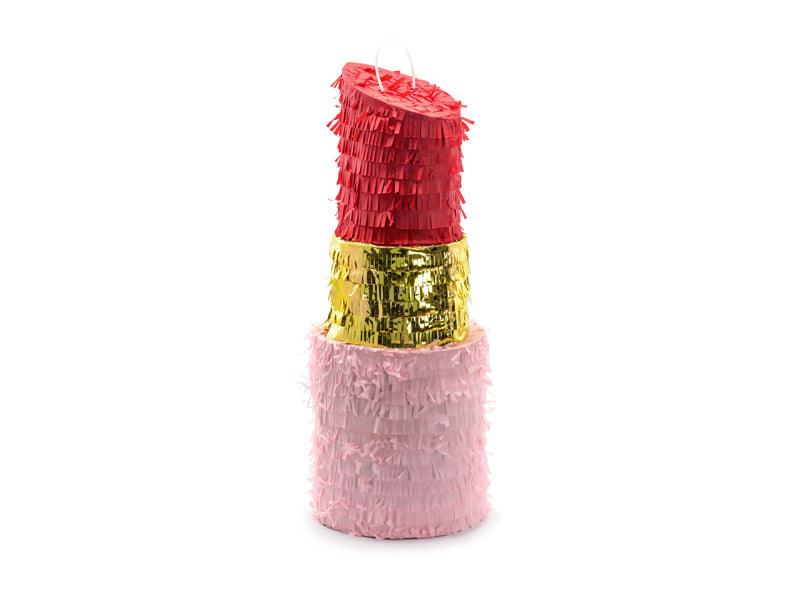 Piñata - Lippenstift, 20x54x20cm - FeierGlanz