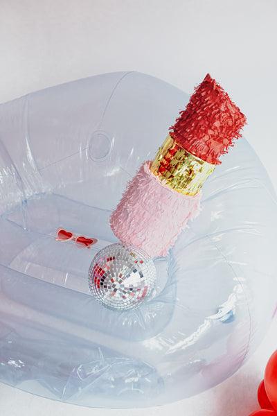 Piñata - Lippenstift, 20x54x20cm - FeierGlanz