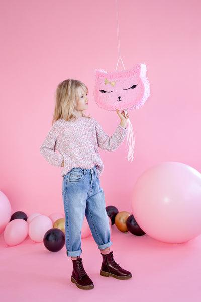 Piñata - Kätzchen, 35x27x9cm - FeierGlanz