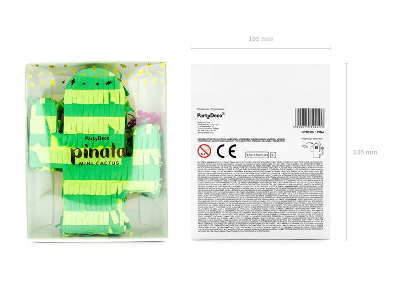 Piñata - Kaktus, 9,5x11,5x3,5cm - FeierGlanz