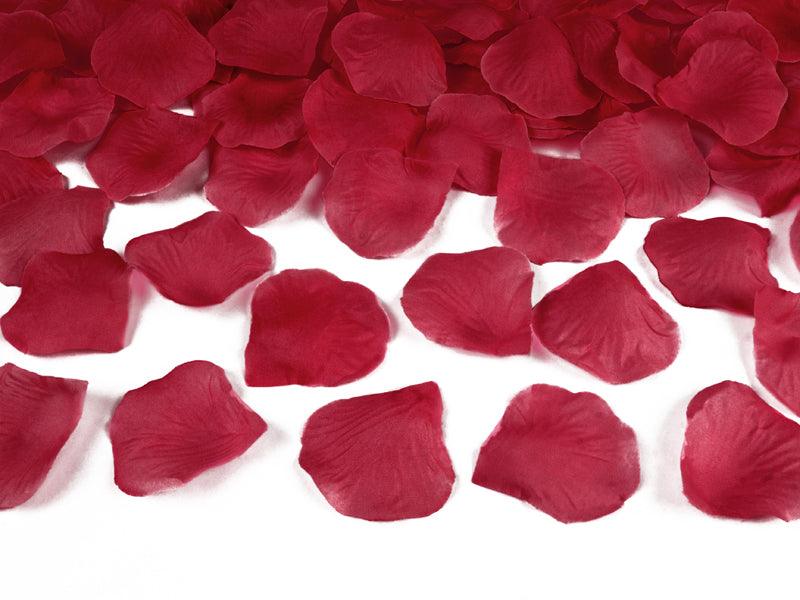 Rosenblätter im Beutel, bordeauxrot (1 VPE / 100 Stk.) - FeierGlanz