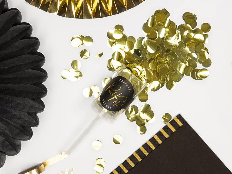 Push-Pop-Konfetti, gold - FeierGlanz
