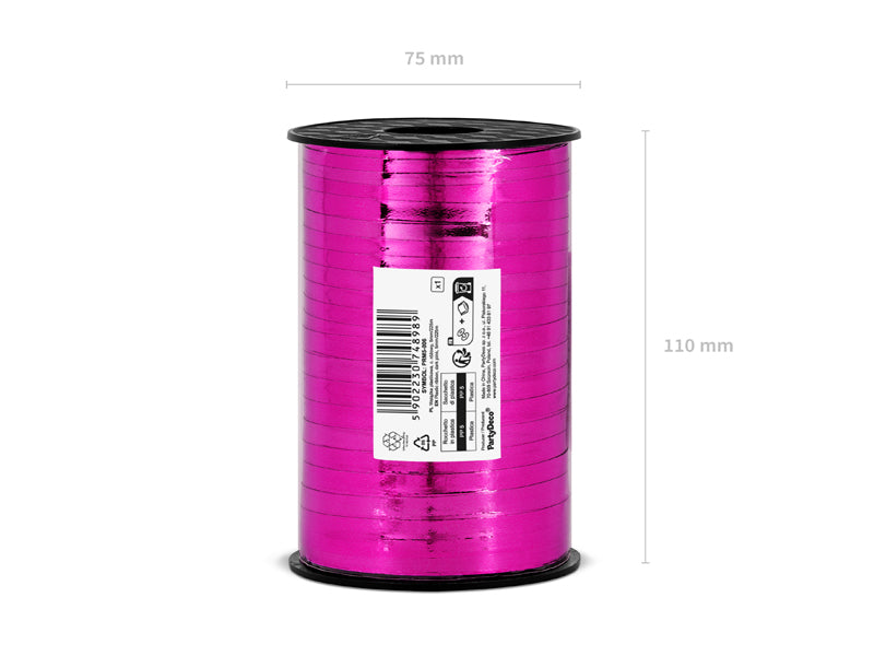 Kunststoffband, 5 mm x 225 m – metallisch, Farbauswahl - FeierGlanz