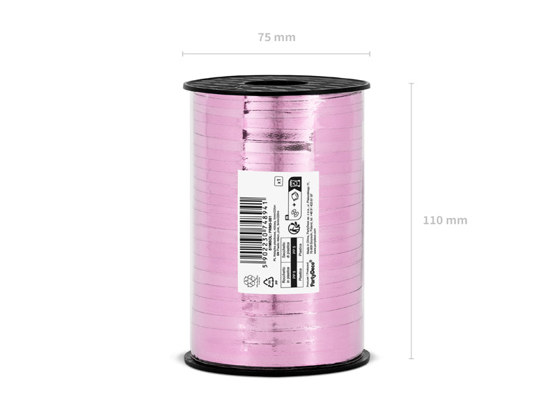 Kunststoffband, 5 mm x 225 m – metallisch, Farbauswahl - FeierGlanz