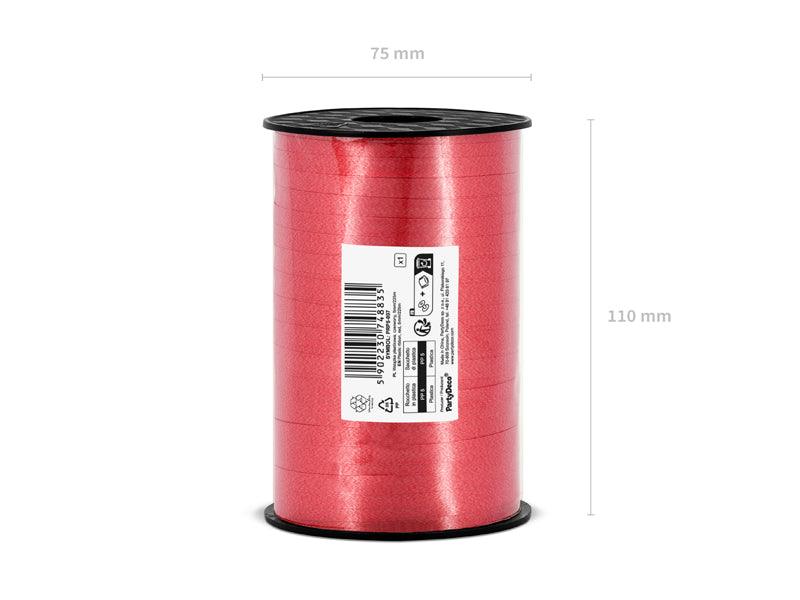 Plastikband, in Rot, 5mm/225m - FeierGlanz