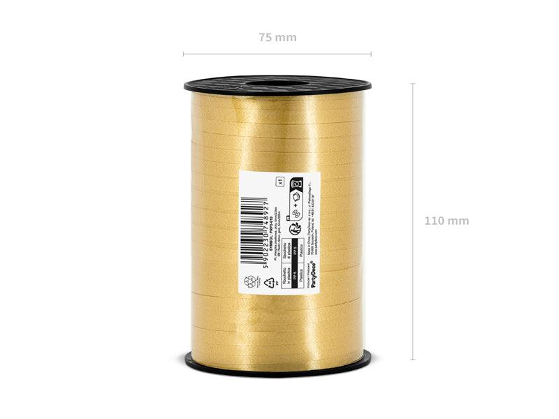Kunststoffband, gold, 5mm/225m - FeierGlanz