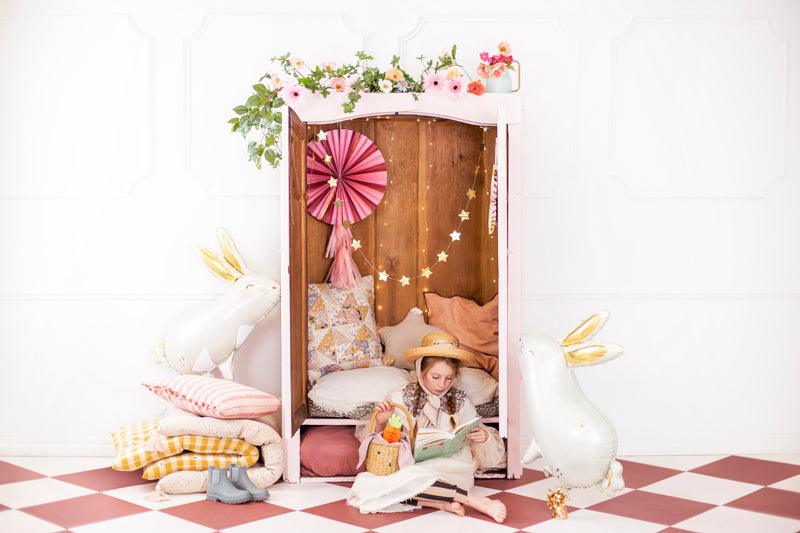 Deko-Rosetten Blumen, Mix, 26-43 cm (1 VPE / 3 Stk.) - FeierGlanz