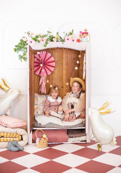 Deko-Rosetten Blumen, Mix, 26-43 cm (1 VPE / 3 Stk.) - FeierGlanz