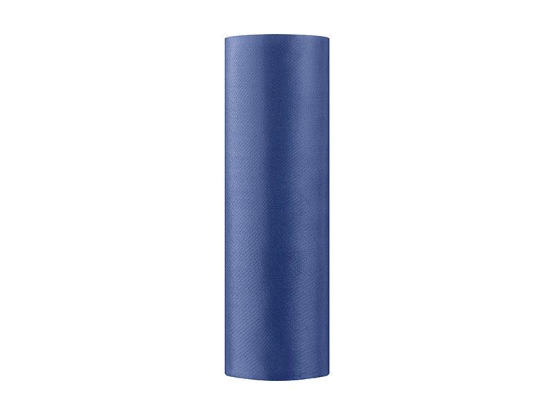 Satin glatt, dunkelblau, 0,16 x 9m (1 Stk. / 9 lfm) - FeierGlanz