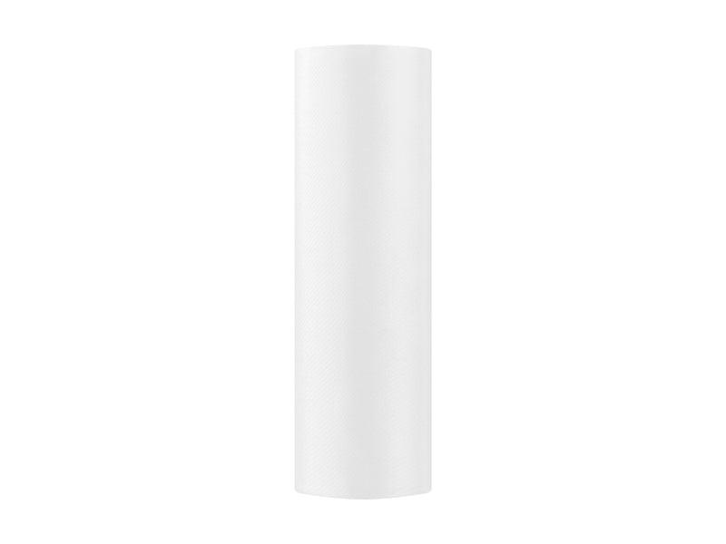 Satin glatt, weiß, 0,16 x 9m (1 Stk. / 9 lfm) - FeierGlanz