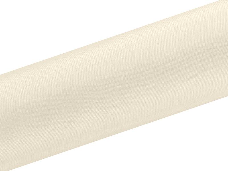 Satin glatt, creme, 0,16 x 9m (1 Stk. / 9 lfm) - FeierGlanz