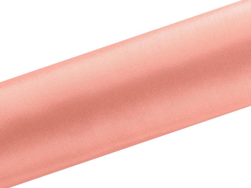 Satin glatt, korallenrot, 0,16 x 9m (1 Stk. / 9 lfm) - FeierGlanz