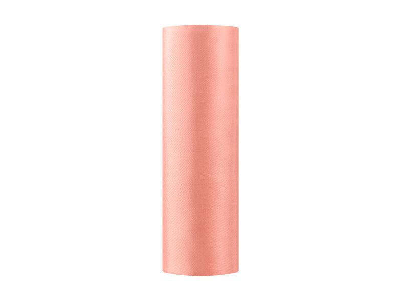 Satin glatt, korallenrot, 0,16 x 9m (1 Stk. / 9 lfm) - FeierGlanz