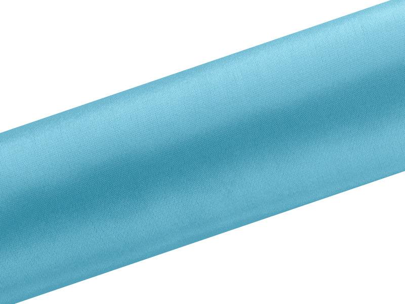 Satin glatt, türkis, 0,16 x 9m (1 Stk. / 9 lfm) - FeierGlanz