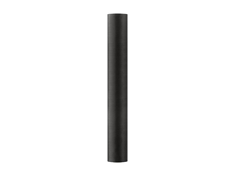 Satin glatt, schwarz, 0,36 x 9m (1 Stk. / 9 lfm) - FeierGlanz
