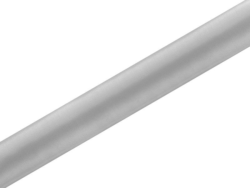 Satin glatt, silber, 0,36 x 9m (1 Stk. / 9 lfm) - FeierGlanz