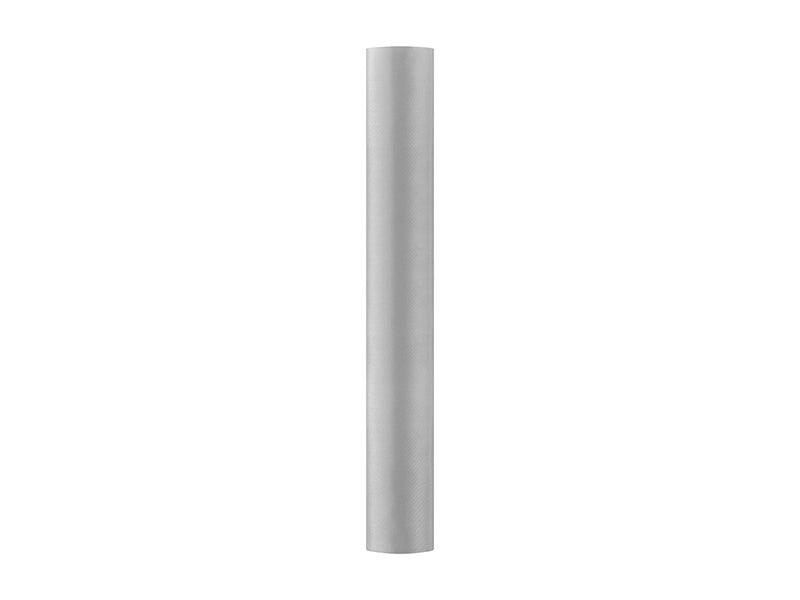 Satin glatt, silber, 0,36 x 9m (1 Stk. / 9 lfm) - FeierGlanz