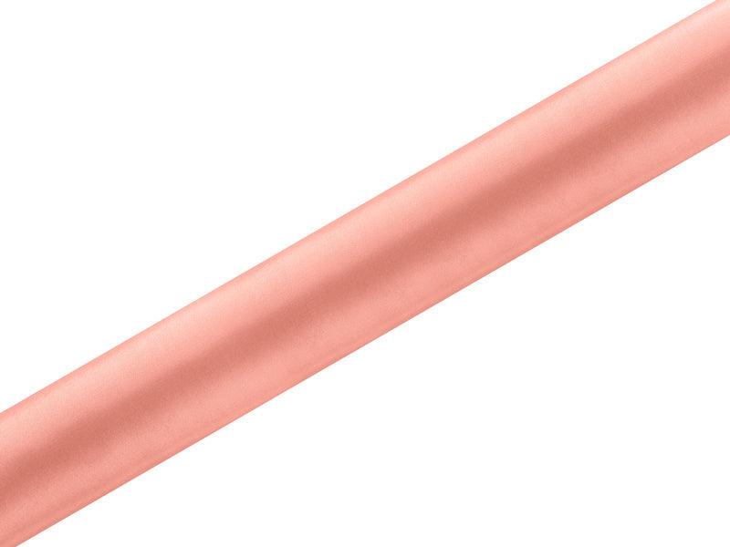 Satin glatt, korallenrot, 0,36 x 9m (1 Stk. / 9 lfm) - FeierGlanz