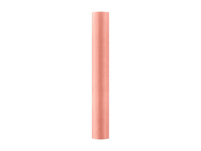 Satin glatt, korallenrot, 0,36 x 9m (1 Stk. / 9 lfm) - FeierGlanz