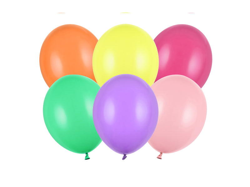 Strong Ballons 23cm, 50 Stk., Pastel - FeierGlanz