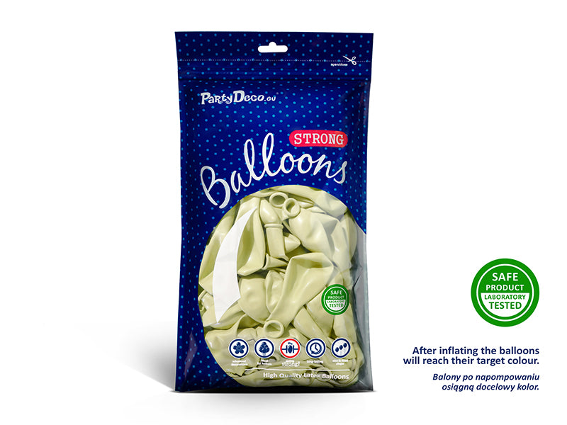 Strong Ballons 27cm Pastell (1 VPE / 50 Stk.) - FeierGlanz