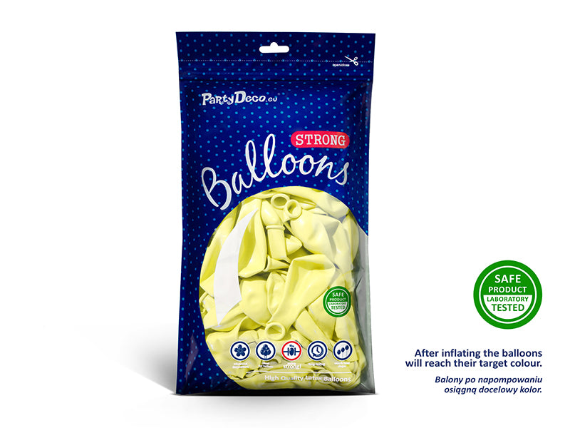 Strong Ballons 27cm Pastell (1 VPE / 50 Stk.) - FeierGlanz