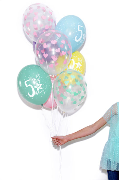 Ballons 30cm, Herzen, Crystal Clear (1 VPE / 50 Stk.) - FeierGlanz