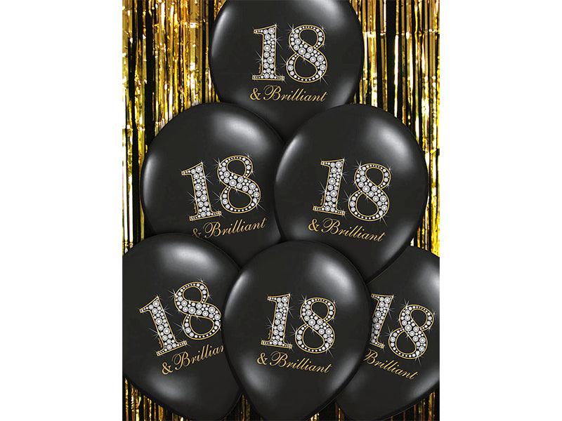 Ballons 30cm, 18 & Brillant, Pastel Black (1 VPE / 50 Stk.) - FeierGlanz