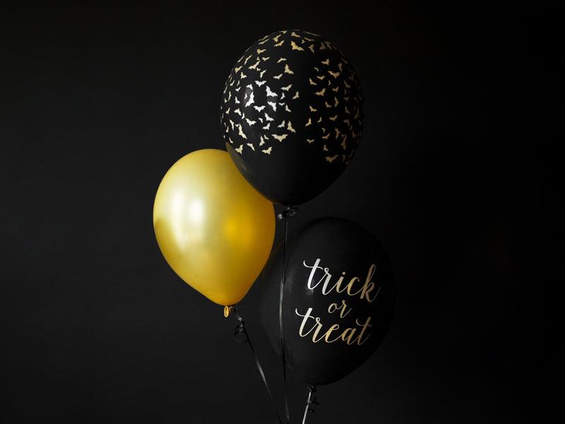 Ballons 30 cm, Fledermäuse, Pastel Black (1 VPE / 6 Stk.) - FeierGlanz